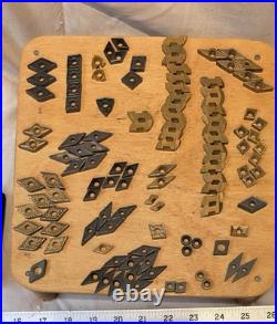 100+ Carbide Inserts Machinist Lathe Turning Threading Grooving Mixed Tooling