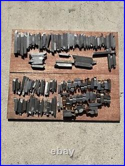 100+ Lathe Bit Lot of Machinist Lathe Cutting Turning Mo-Max Armstrong