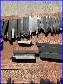 100+ Lathe Bit Lot of Machinist Lathe Cutting Turning Mo-Max Armstrong