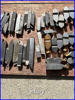 100+ Lathe Bit Lot of Machinist Lathe Cutting Turning Mo-Max Armstrong