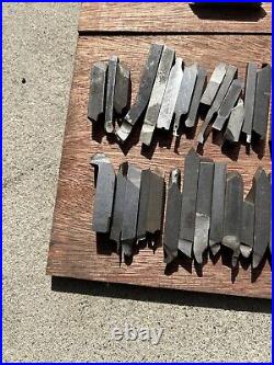 100+ Lathe Bit Lot of Machinist Lathe Cutting Turning Mo-Max Armstrong