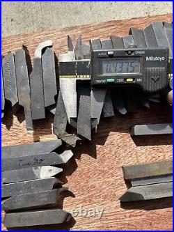 100+ Lathe Bit Lot of Machinist Lathe Cutting Turning Mo-Max Armstrong