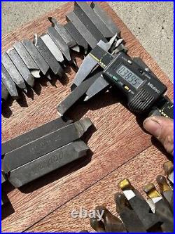 100+ Lathe Bit Lot of Machinist Lathe Cutting Turning Mo-Max Armstrong