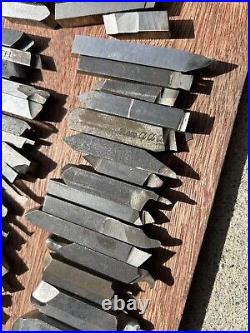 100+ Lathe Bit Lot of Machinist Lathe Cutting Turning Mo-Max Armstrong