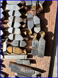 100+ Lathe Bit Lot of Machinist Lathe Cutting Turning Mo-Max Armstrong