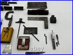 103 Lot Machinist Tools Starrett Luftkin M&M Putman RexAA Lathe Tool Bits Mills