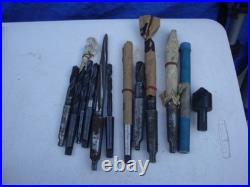 12pc Morse Taper 2 MT Drill Bit Lot Metal Lathe Machinist Tool Maker Box Find #4