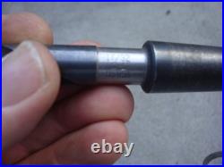 12pc Morse Taper 2 MT Drill Bit Lot Metal Lathe Machinist Tool Maker Box Find #4