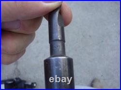 12pc Morse Taper 2 MT Drill Bit Lot Metal Lathe Machinist Tool Maker Box Find #4