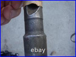 12pc Morse Taper 2 MT Drill Bit Lot Metal Lathe Machinist Tool Maker Box Find #4
