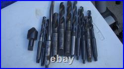 12pc Morse Taper 2 MT Drill Bit Lot Metal Lathe Machinist Tool Maker Box Find #4