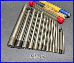 15pc Center Turning Lathe / Grinder Mandrel Lot USA Grinding Tapered Machinist 15pc Center Turning Lathe / Grinder Mandrel Lot USA Grinding Tapered Machinist