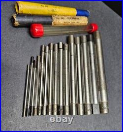 15pc Center Turning Lathe / Grinder Mandrel Lot USA Grinding Tapered Machinist 15pc Center Turning Lathe / Grinder Mandrel Lot USA Grinding Tapered Machinist