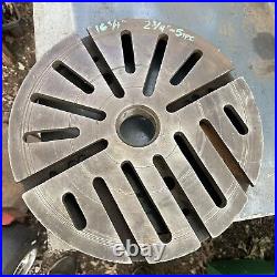 16-3/4 Faceplate 2-3/4-5tpi Threaded Mount Leblond Metal Lathe Machinist Tool