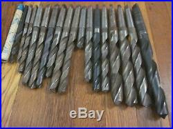 17 Morse Taper MT1 MT2 MT3 Drill Bit Tool Lot Lathe Southbend Machinist Some NOS