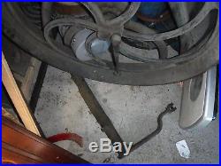 1890's Seneca Falls Star Treadle Metal Lathe pedal Machinist belt driven video