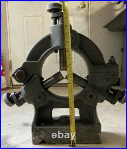 18 Metal Lathe Steady Rest 9 bed to center Brass tipped fingers Machinist Tool