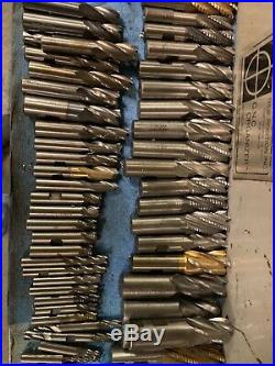 #1 HUGE LOT! END MILL/ FLY DRILL BITS Carbide HS MACHINIST TOOLS LATHE 1+