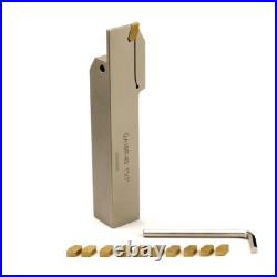 1x1Shank Heavy Duty Indexable Lathe Grooving Parting Cut-Off Holder with 10