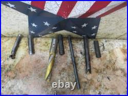 2005 Hardinge Talent 8/52 Cnc Lathe Machinist Tooling Cutter Tool Holder Set