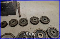 21 vintage lathe gear atlas craftsman 5/8 hole collectible machinist tool lot