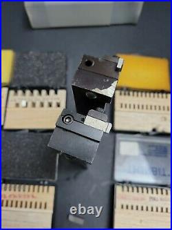 21pc Kaiser Thinbit Tool Holder & Insert Lot Grooving Face ID/OD Lathe Machinist
