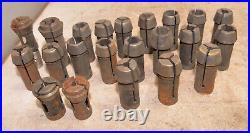 22 Bardons & Oliver turret lathe No 2 collets B & O and more machinist tool lot