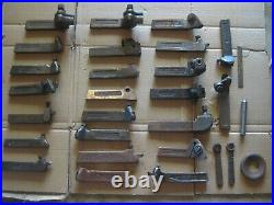 24+ lathe tool holder lot vintage metal machinist J. H WILLIAMS ARMSTRONG collect