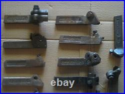 24+ lathe tool holder lot vintage metal machinist J. H WILLIAMS ARMSTRONG collect