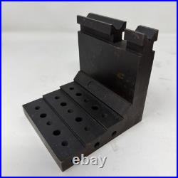 2 MACHINIST LATHE MILL Large Tool Maker Ground Right Angle Tomb Stone Fixture