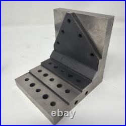 2 MACHINIST LATHE MILL Large Tool Maker Ground Right Angle Tomb Stone Fixture