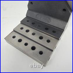 2 MACHINIST LATHE MILL Large Tool Maker Ground Right Angle Tomb Stone Fixture