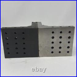 2 MACHINIST LATHE MILL Large Tool Maker Ground Right Angle Tomb Stone Fixture