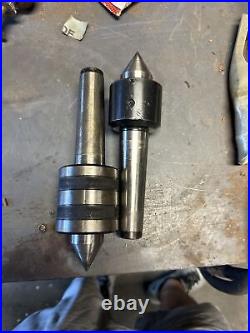 2pc Morse Taper 4 MT Live Centers Metal Lathe Machinist Tool Shars Heavy Duty