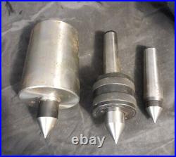 (3) Tooling Live Centers Lot of 3 Machinist Tool Lathe