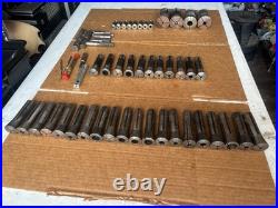 40+ Pc Machinist Collet Lot Assorted Lathe CNC Tooling Step Collets