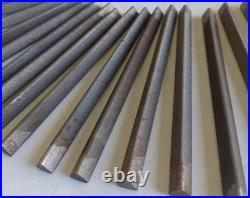 40 vintage simonds HSS lathe tool bits lot 5/16 width machinist triangular ends