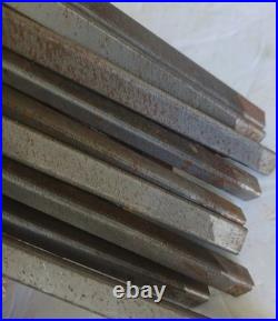 40 vintage simonds HSS lathe tool bits lot 5/16 width machinist triangular ends