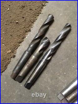 4 MT Morse Taper Bit Lot Machinist Tool Metal Lathe Drill Press 1-3/32 1-23/32