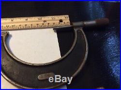 4 Vintage Starrett Micrometer Gage Machinist Tools Lathe Mill