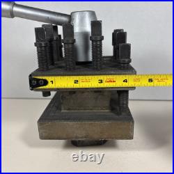 4-Way Tool Post Holder 4-1/4 Square Lathe Turret Machinist