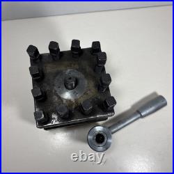 4-Way Tool Post Holder 4-1/4 Square Lathe Turret Machinist
