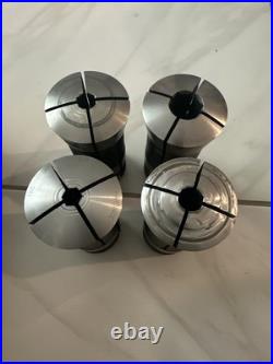 4pc Hardinge 16c Hex Collet Set 3/8 7/16 (1/2) 3/4 Metal Lathe Machinist Tool