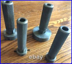 4x Die Holders Machinist Lathe Vintage