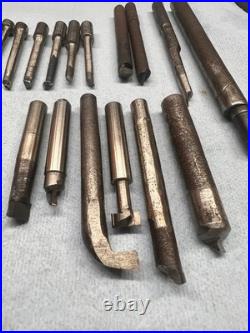 53pc NOS Machinist Tool Lot Bokum Detroit -HSS Carbide, Boring, Threading, more