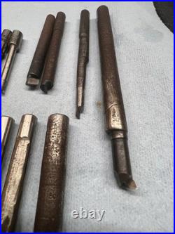 53pc NOS Machinist Tool Lot Bokum Detroit -HSS Carbide, Boring, Threading, more