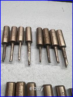 53pc NOS Machinist Tool Lot Bokum Detroit -HSS Carbide, Boring, Threading, more