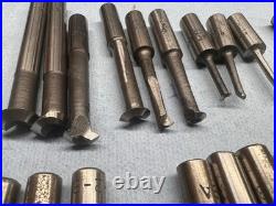 53pc NOS Machinist Tool Lot Bokum Detroit -HSS Carbide, Boring, Threading, more