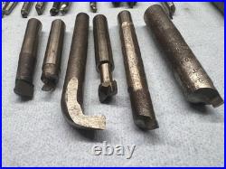53pc NOS Machinist Tool Lot Bokum Detroit -HSS Carbide, Boring, Threading, more