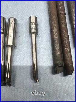 53pc NOS Machinist Tool Lot Bokum Detroit -HSS Carbide, Boring, Threading, more
